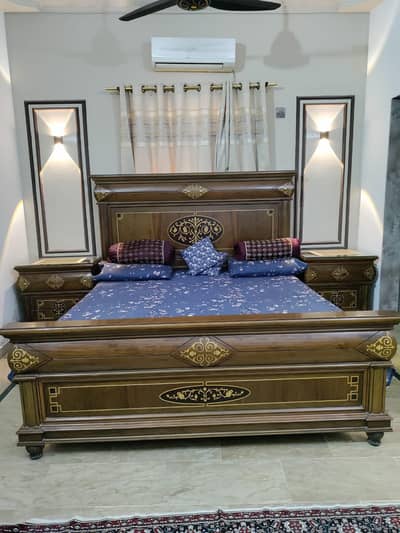 Brand New bed shesham Lakri