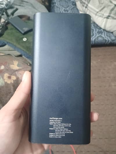 MYCHARGE power bank 26000 mah with free C2C fast cable and shipping.