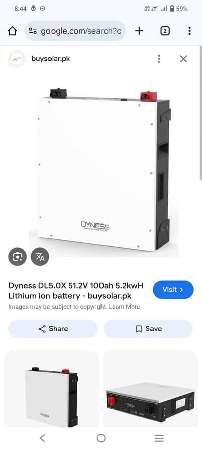 new battery 100 Amp 5kv