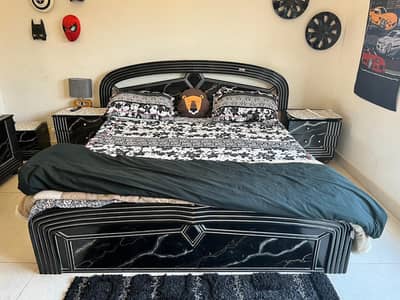 bed set with mattress