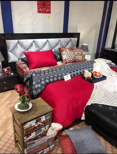 Habitt Bed, side tables and Dresser