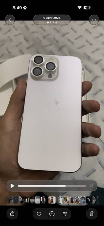 Iphone 16 pro max JV 256 GB White Titanium