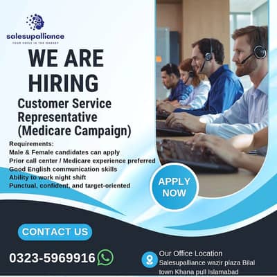 Call Center Jobs || Medicare (Night Shift) || 50k+ Salary