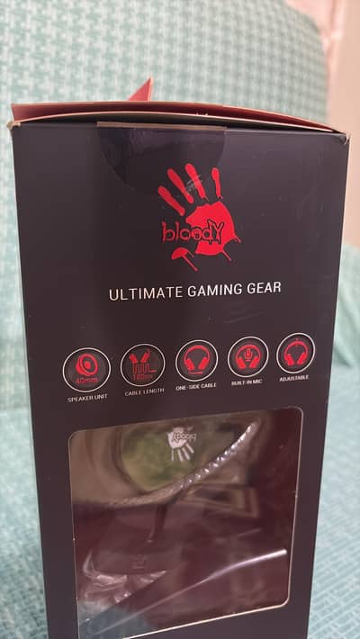 Bloody J437 USB Gaming Headset - Box & Everything Included)