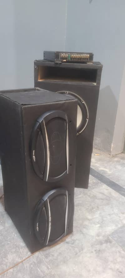 Base . . . Speakers and Amplifier