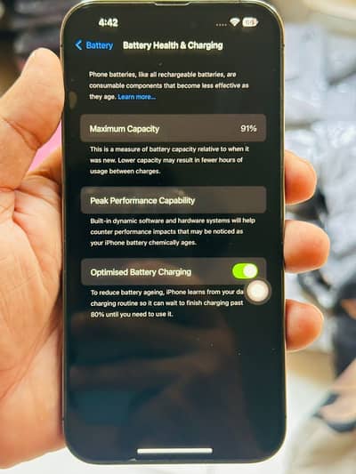 iPhone 14 Pro Max 128GB (Dual eSIM) – 91% Battery Health – With Box