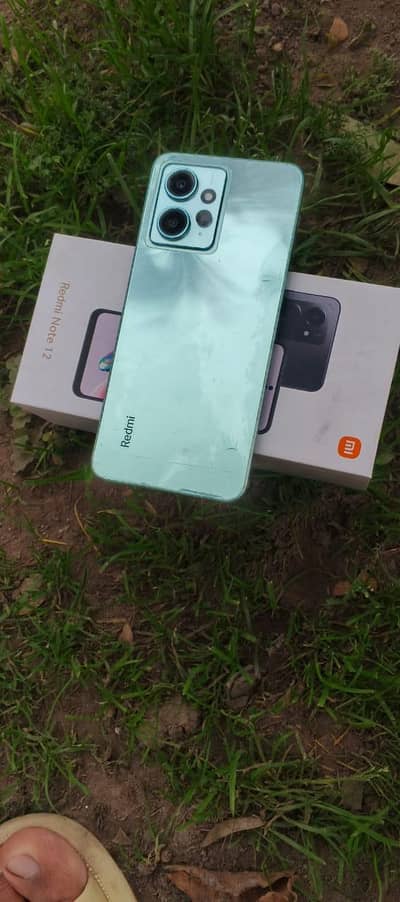 Redmi note 12 with original box for sale or exchange