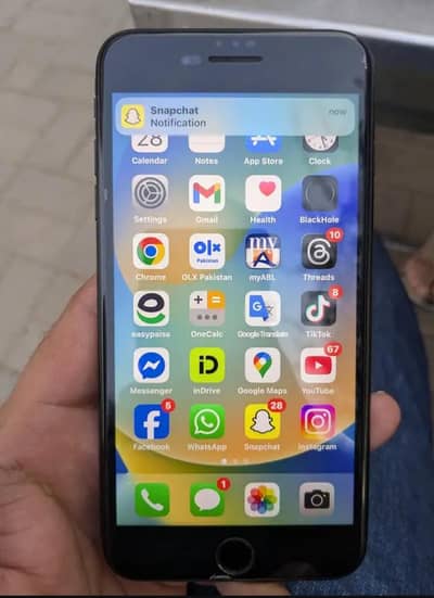 iphone 7 plus for sell official PTA approved 128gb memory