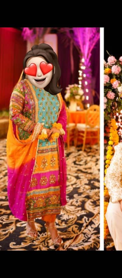 Haris shakeel -Mehndi Dress