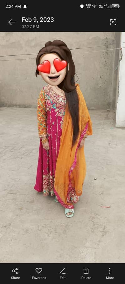 Haris shakeel - Fancy heavy 3d work frock