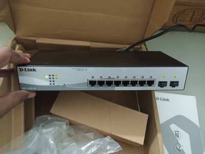 10-Port Gigabit Smart Managed PoE Switch DGS-1210-10P