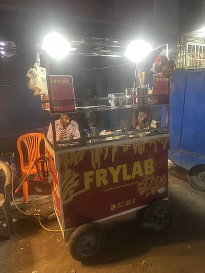 French fries and Burger Stall