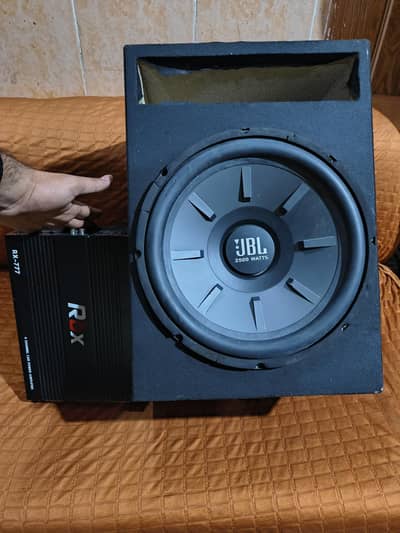 bass tube.  amplifier with all wiring