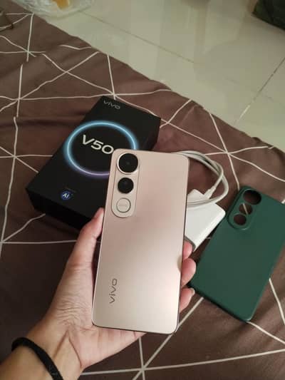 Vivo v50 lite 5g 12/256 Complete Box Urgent Sale