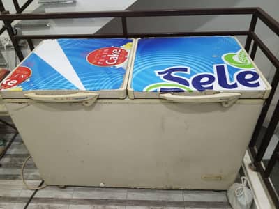 double door freezer