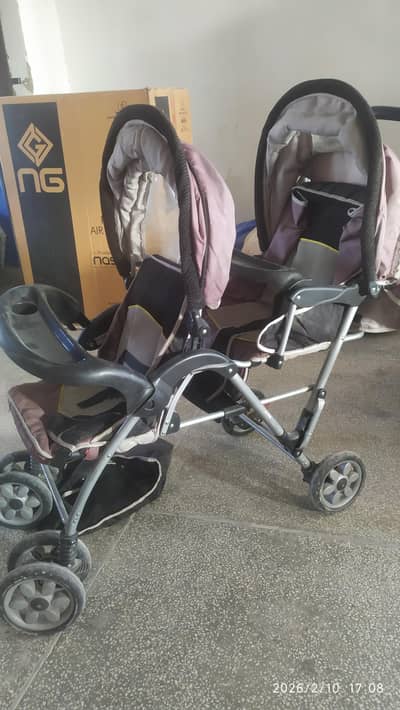 Its a international brand  twin pram