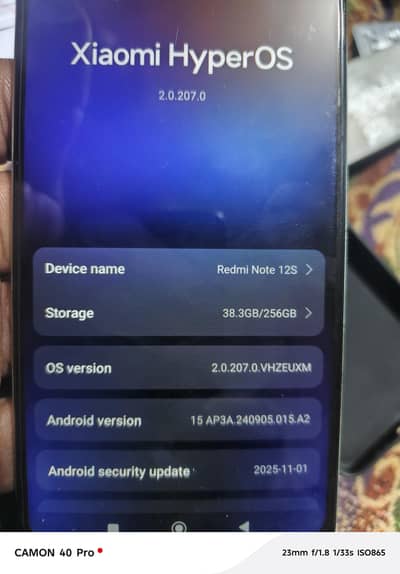 redmi 12s 8gb rem  256gb  for sale