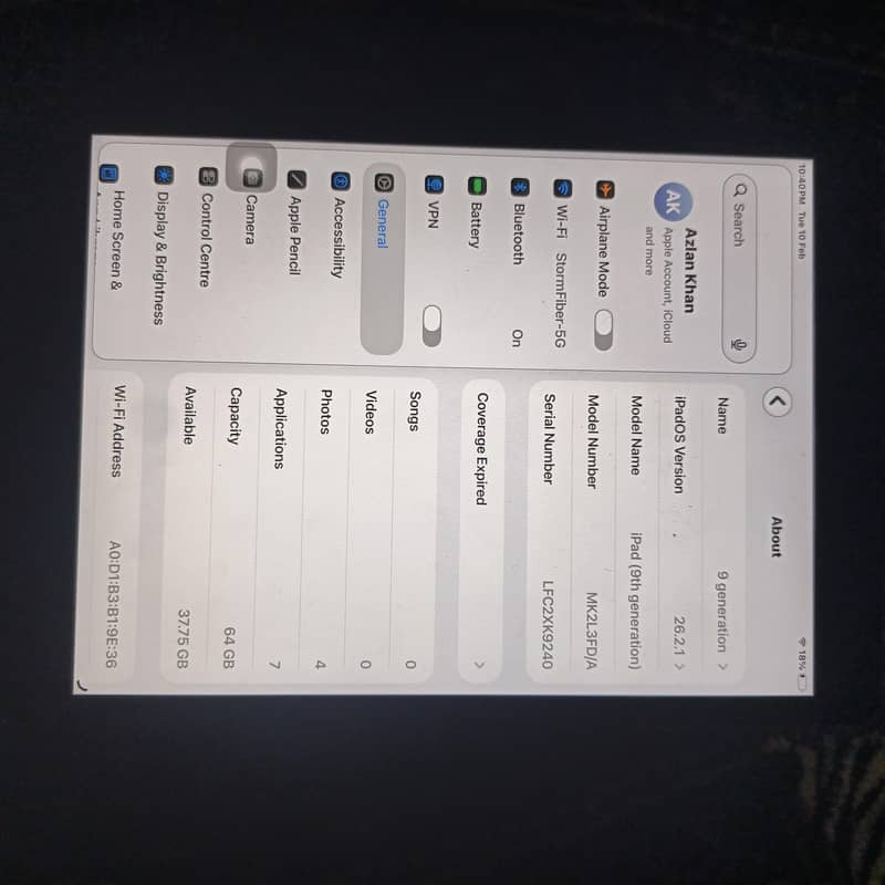 Ipad 9 generation negotiatable 8