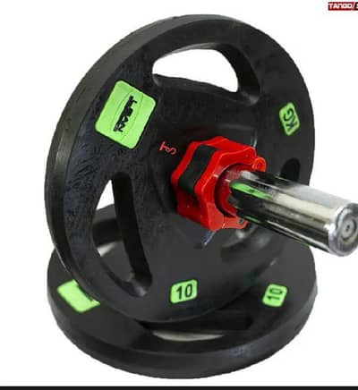 weight plates set and rod