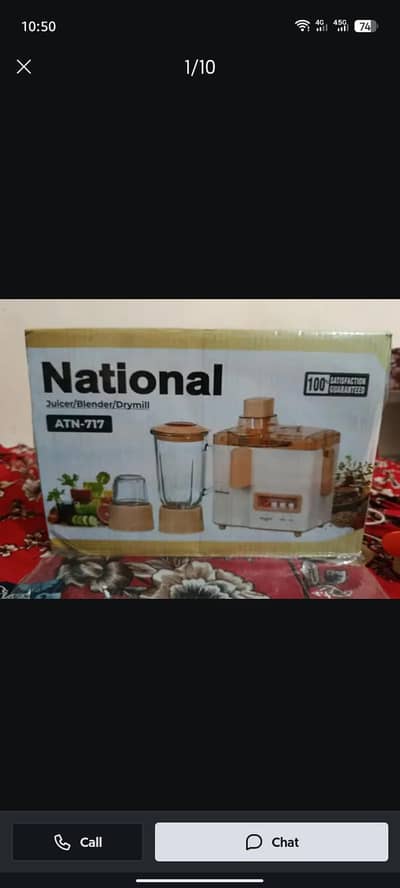 Panasonic Juicer 3in1 warranty 2 years