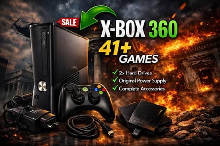 Xbox 360® Jtag Offline (2 harddrives both 250Gb) Pre installed games