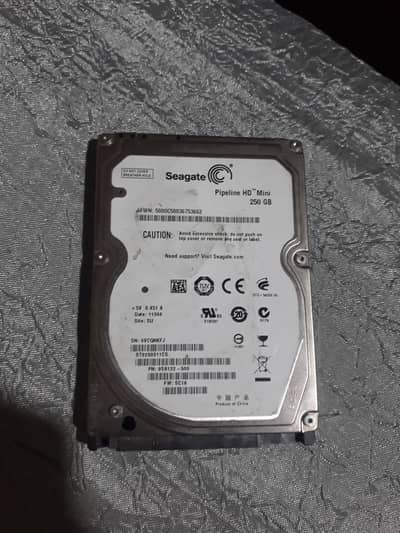 250 GB harddrive