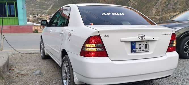 G carolla 2003 model Islamabad rejstr sell to sell ok