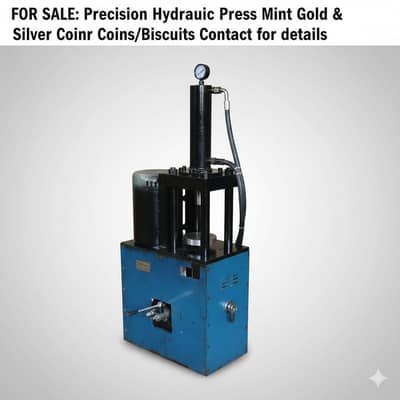Hydraulic Press Machine For Gold/ Silver Coins and Biscuits