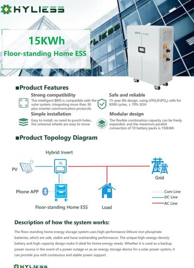 15KWh Floor-standing Home ESS.  (Whatsapp(03165899373) speacial offer