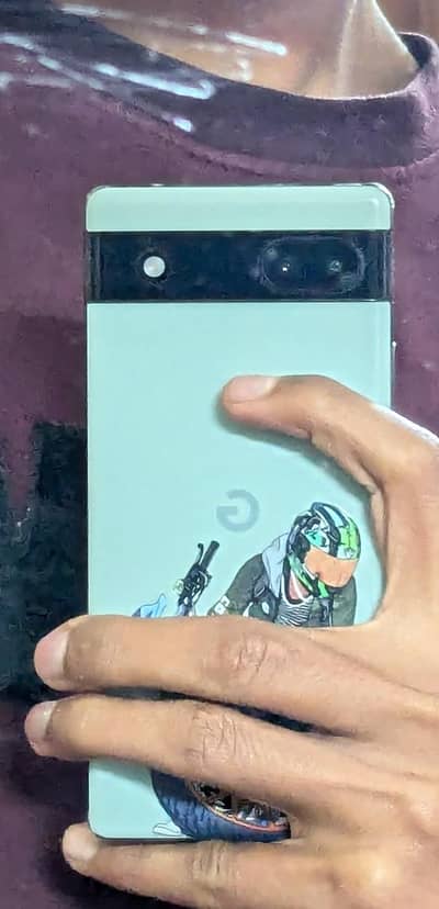 Google pixel 6a (128 GB) Exchange with lastest android and iphone. . .