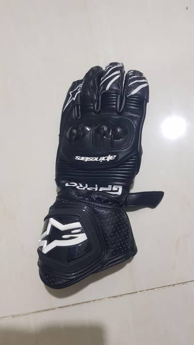 Leather Bike Racing Gloves