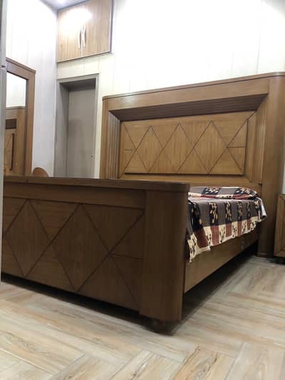 Wooden Bed Set