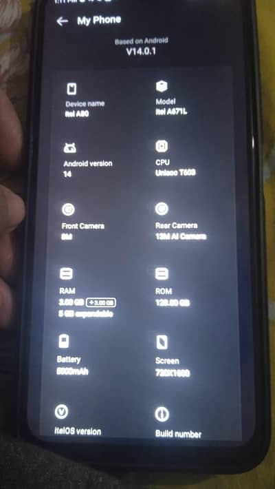 itel A80