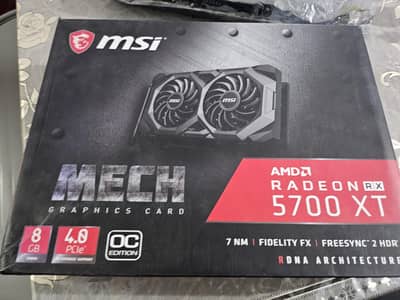 AMD Radeon MECH RX 5700XT 8GB Graphics Card GPU WITH BOX FOR SALE!!