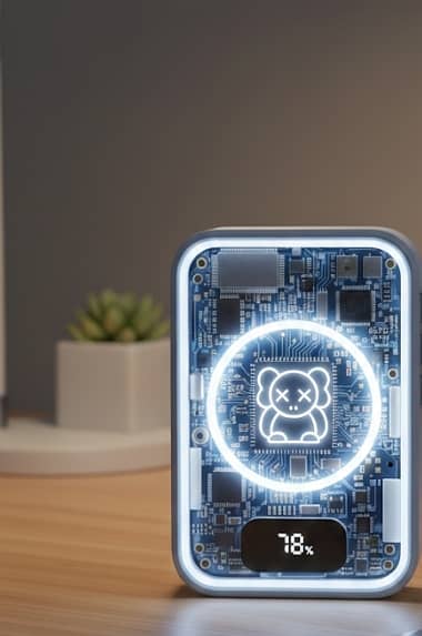 Cyber-X Transparent 10000mAh Power Bank - 22.5W Super Fast Charging