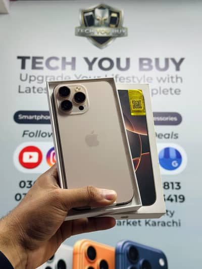 Iphone 16 Pro Max 256GB 10/10 Water Pack Pta Approved