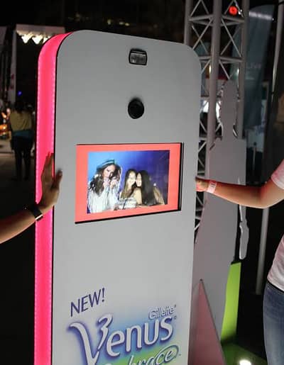 Digital Selfie booth-Digital Kiosk standee-Interactive led-SMD indoor