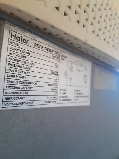 haier refrigerator HRF-380