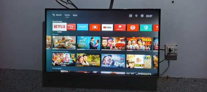 TCL 43 INCH  4K Android LED  voice control.