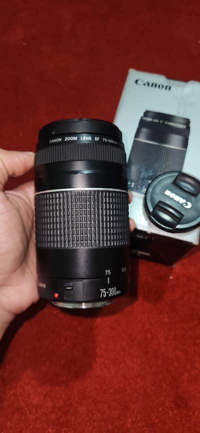 Canon 75-300mm Telephoto Lens | Box + Caps | Excellent Condition