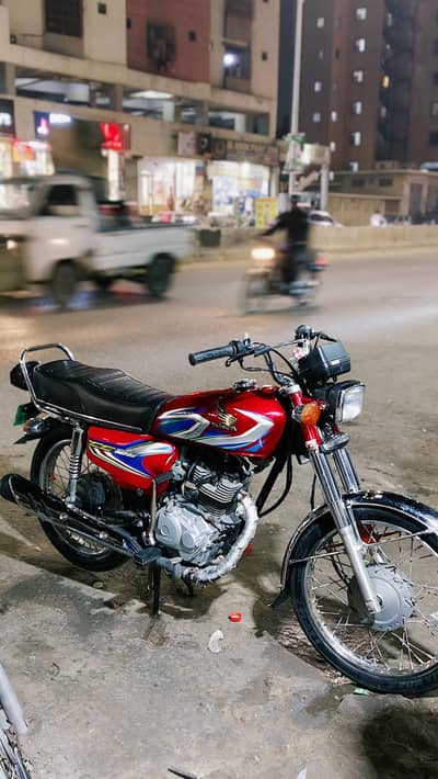 Honda CG 125 Model 2022 Month 11 November Good Condition