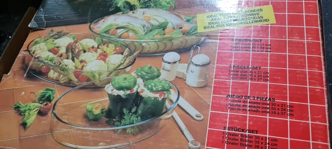 Glass Oven / Microwave Dishes Set