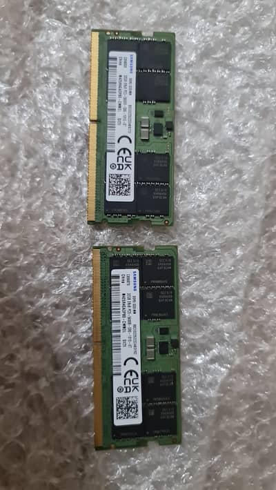 2x 32gb DDR5 Samsung Laptop Ram For Sale