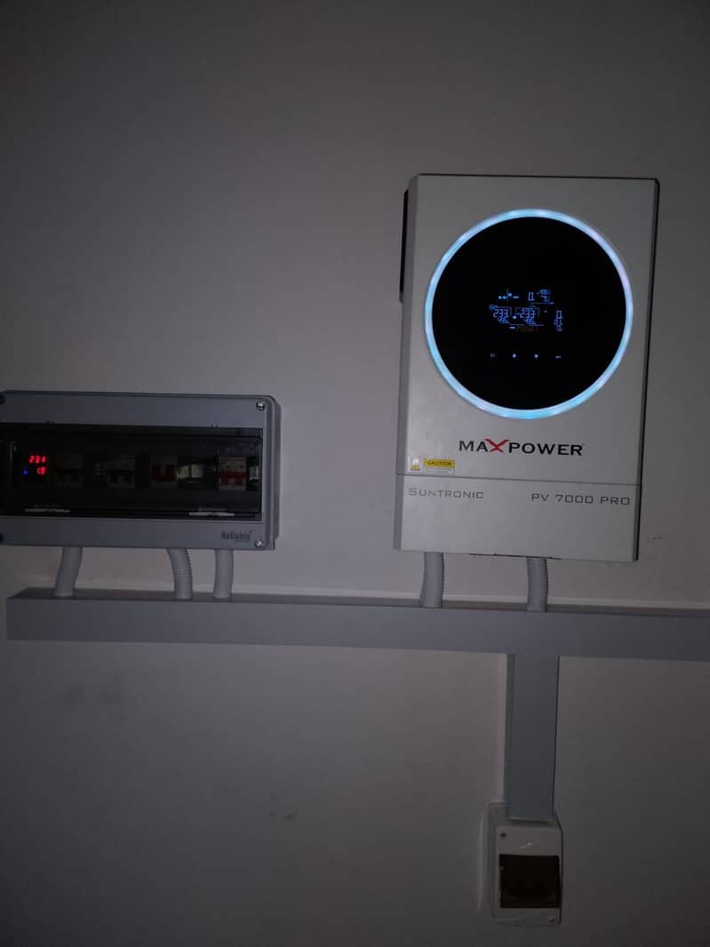 Solar installation/Solar elevated structure/solar complete wiring 8