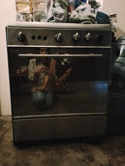 3burner cooking range oven
