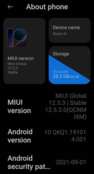 REDMI A8. GRAY COLOURE. FRESH CONDITION