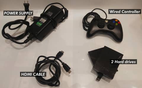Xbox 360® Jtag Offline (2 harddrives both 250Gb) Pre installed games