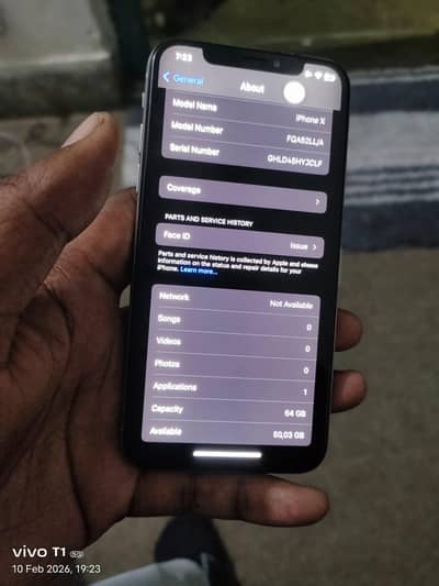 iphone X non pta factory unlock 64gb