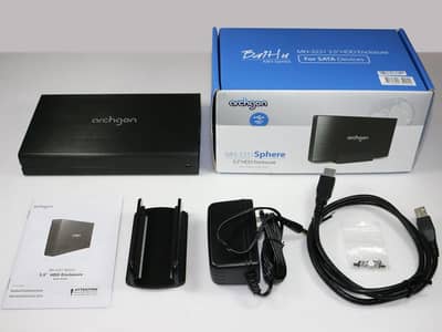 ARCHGON MH-3231 SPHERE USB-3.0 SATA 3.5IN HDD STORAGE DRIVE ENCLOSURE!