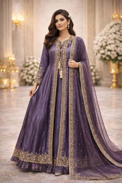 Fancy Maxi with heavy zari work